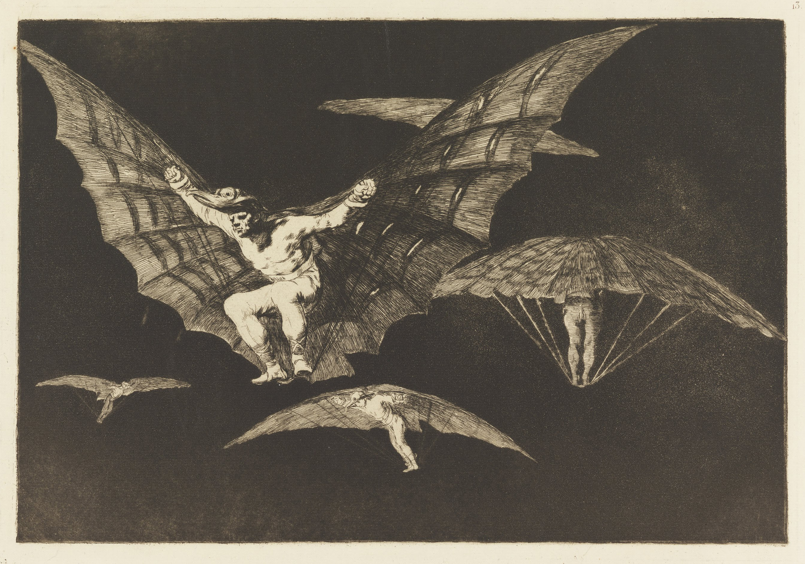 A Way to Fly (Where There's a Will, There's a Way) by Francisco Goya