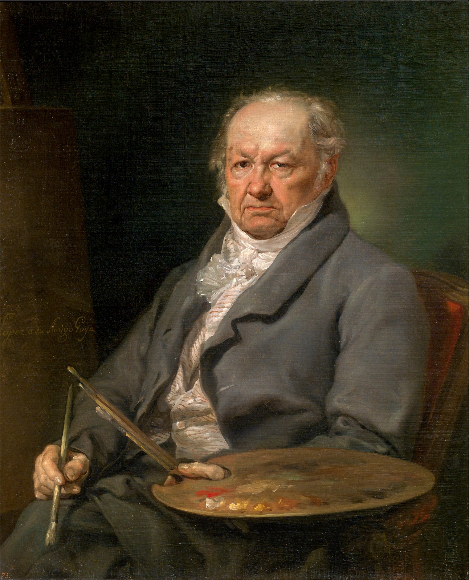 Francisco de Goya y Lucientes, Vicent López Portaña, 1826.