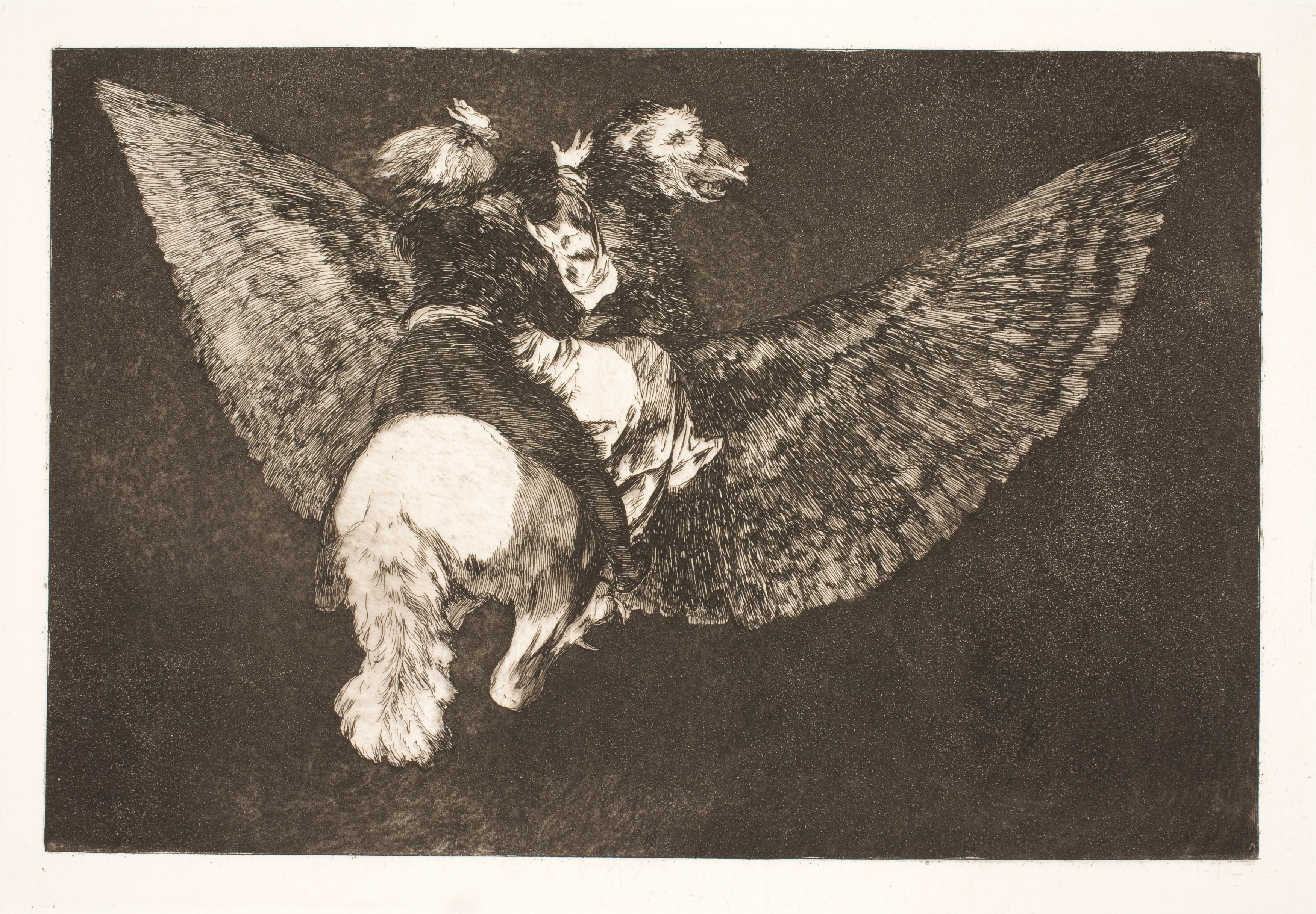 'Flying Folly' from the 'Disparates